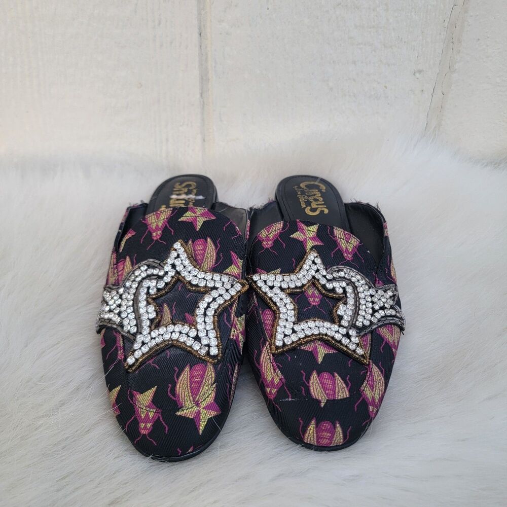 Circus by Sam Edelman “Pelham” Mules - Size 6.5 novelty print shoes